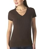 Merona® Cable Knit V-Neck Sweater - Spanish Brown