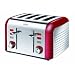 Breville Opula Collection VTT332 Stainless Steel 4 Slice Toaster, Carnelian Red