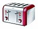 Breville Opula Collection VTT332 Stainless Steel 4 Slice Toaster, Carnelian Red