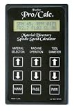 Pro Calc Material Directory, Spindle Speed, Chip Load and Feed Rate Calculator