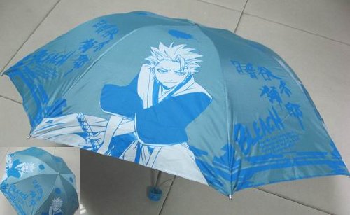 Bleach: Captain Toshirou Hitsugaya Blue/White Umbrella