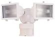 Heath Zenith SL-5512-WH-C Twin 150 Watt Halogen Motion Sensing Security Light, White