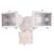 Heath Zenith SL-5512-WH-A Twin 150 Watt Halogen Motion Sensing Security Light, White