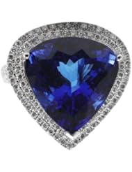 18K Tanzanite Ring with diamonds (NEW ARRIVAL)
