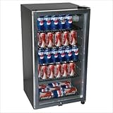 Haier HC125FVS - 125-Can Beverage Center, Black