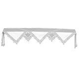 Heritage Lace Prelude 19-Inch by 89-Inch Mantle Scarf, Ecru