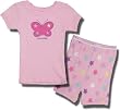 Calvin Klein "Butterflies and Stars" Shortie Pajamas for toddlers in pink