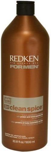 Redken for Men Clean Spice 2 in 1 Conditioning Shampoo 33.8 Oz All Hair Types