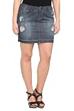 Torrid Plus Size Torrid Denim - Destructed Denim Mini Skirt