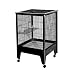Medium 2 Level Small Animal Cage on Casters Color: Platinum