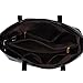 Vincico174; Women Shoulder Bag 2 Piece Tote Bag Pu Leather Handbag Purse Bags Set (Black)