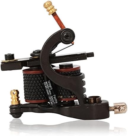 New Handmade 8 Wrap Coils Iron Liner Shader Tattoo Machine Black Color