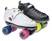 Sure-Grip Hitman Quad Speed Skates - Black Boot - Blue Wheels Size 6