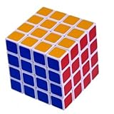 LanLan 4x4 Sticker Speed Cube Puzzle White