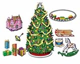 Beistle - 20214 - Tree And Gift Props- Pack of 12