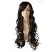MelodySusie HOT Fashion Glamour Natural Fluffy Long Full Dark Brown Wig Hair Curl Wigs + MelodySusie