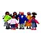 Wood Foot Dolls