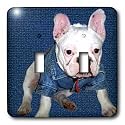 Dogs Bulldog - French Bulldog Puppy - Light Switch Covers - double toggle switch