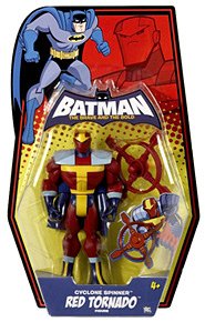  Batman Brave and the Bold Action Figure Cyclone Spinner Red Tornado