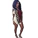 Blooming Jelly Women's Summer Style Stretch Loose Print T Shirt Dress