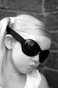 KidzBanz Retro Sunglasses black, 2-5 years, 100% UVA Protection