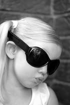 KidzBanz Retro Sunglasses black, 2-5 years, 100% UVA Protection