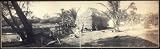 Historic A Hawaiian Grass House, c. 1902, Panorama Photo