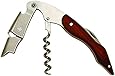 Waiters Corkscrew by True Fabrications - Natural Wood and Stainless Steel All-in-one Corkscrew, Bottle Opener and Foil Cutter