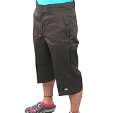 （ディッキーズ）Dickies クロップドパンツ 七分丈 MENS ダークブラウン WR824-DB