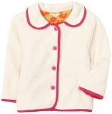 Zutano Cozie Lined Reversible Jacket, Cream, 12-18 Months
