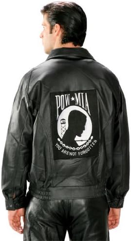 Mens POW MIA Military Bomber Jacket - S