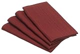 Bardwil Elements 17-inch By 17-inch Set of 4 Napkins, Brick