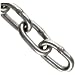 Campbell 0192711 316L Stainless Steel Chain, Bright, 3/16" Trade, 0.196" Diameter, 930 lbs Load Capacity, 1 foot Length