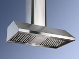 Kobe CH176DC Pro-Style Under Cabinet Range Hood with 700 CFM Internal Blower, 4 Speed Control, Halogen Lights, 3-Minute Delay Shutoff, Baffle Filters and Telescopic Duct Cover