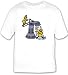 T-shirt with having, water, bath, duck, chicken, barnyard, pump, animal, farm