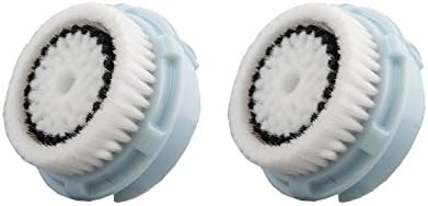 ShorpNShine Compatible Replacement Facial Cleansing Brush Heads (2-Pack), designed for Delicate Skin fits Mia, Mia2, Mia3 (Aria), SMART Profile, Alpha Fit, Pro, Plus and Radiance Cleansing Systems