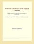 Preface to a Dictionary of the English Language (Webster's Turkish Thesaurus Edition)