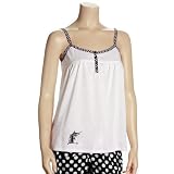 NCAA Florida Marlins Ladies White Galaxy Tank Top (Small)