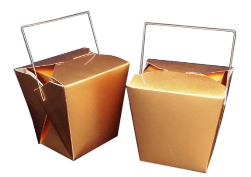 WeGlow International Chinese Food Decoration Box Gold (5 pieces)