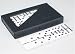 Double 6 Professional Black Dot Domino Set
