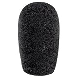 Black 22mm Foam Microphone Windshield. Pack of 3
