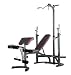 Marcy MCB880M Mid Width Bench with Lat Tower