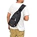 Daosen Sports Unbalance Backpack Sling Bag for Men Canvas Chest Pack/Hiking Bag Army Green