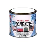 アサヒペン 水性多用途カラー 1/5L ツヤ消し白
