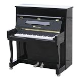 44 Key String Upright Piano in White