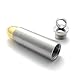 AMIST Jewelry Stainless Steel Bullet Pendant Necklace Chain Mens Silver&Golden