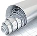 MULLSAN Self-Adhesive Chrome Silver Vinyl Wrap Decal Film Sheet Decorative Sticker 24in by 79in