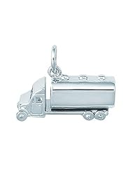 Sterling Silver PETRO FUEL TRUCK Charm