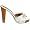 Steve Madden Women's Crunk Sandal,White Leather,8 M