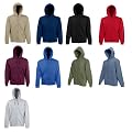 Zip Trough Hooded Sweat von Fruit of the Loom S M L XL XXL XXL verschiedene Farben
